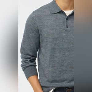 J.CREW mens pull over sweater size xl charcoal gray